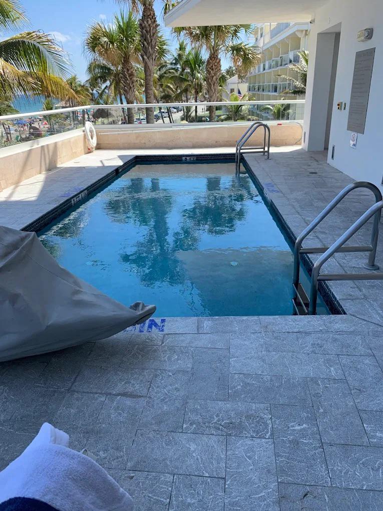 Complete pool resurfacing
